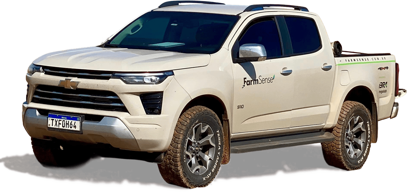 Caminhonete S10 da FarmSense